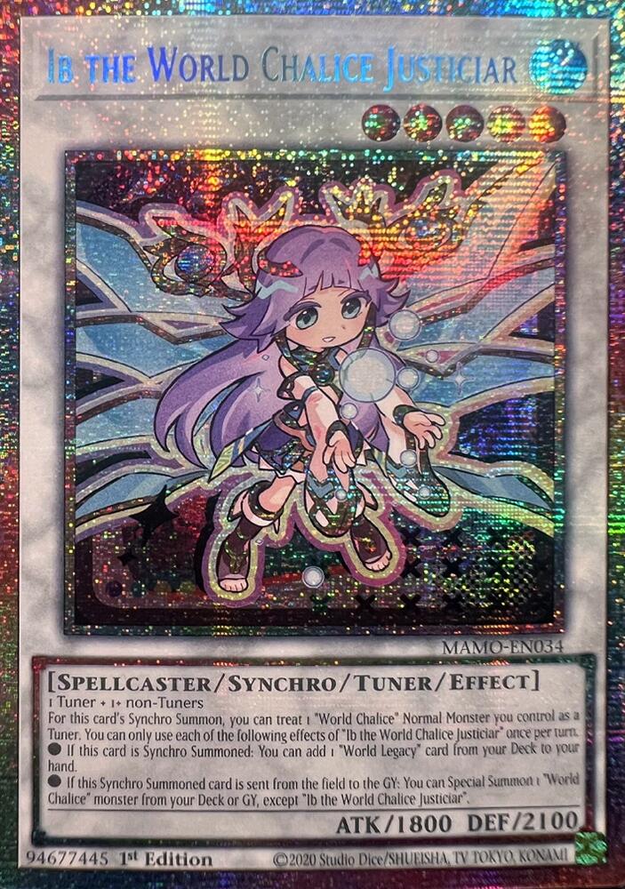 Ib the World Chalice Justiciar (Starlight Rare) (MAMO-EN034) [Magnificent Monsters]