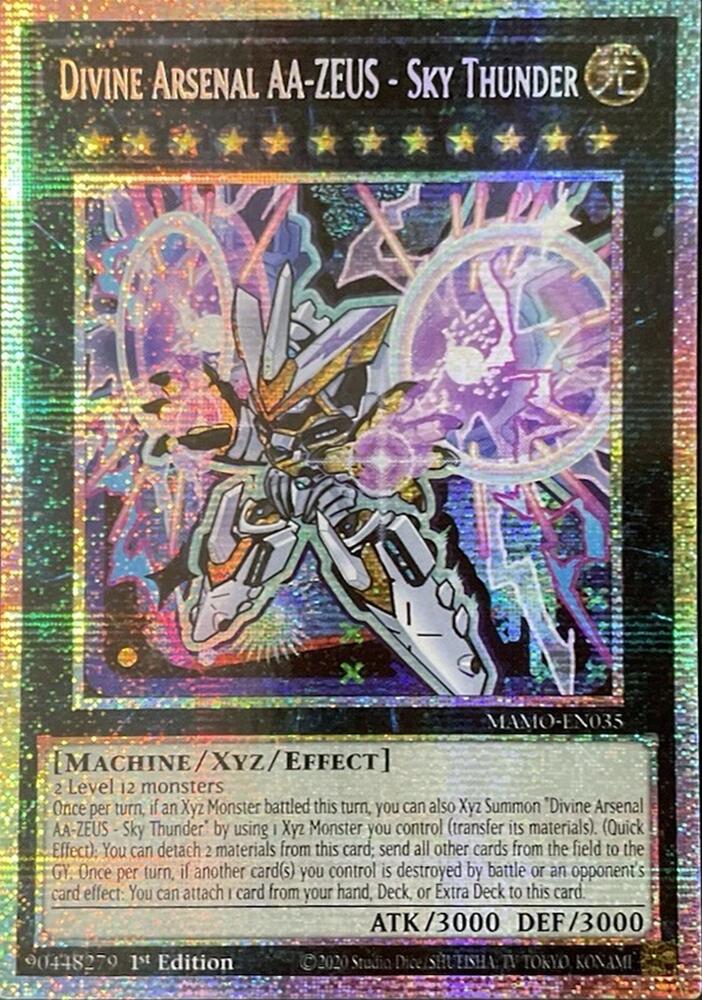 Divine Arsenal AA-ZEUS - Sky Thunder (Starlight Rare) (MAMO-EN035) [Magnificent Monsters]