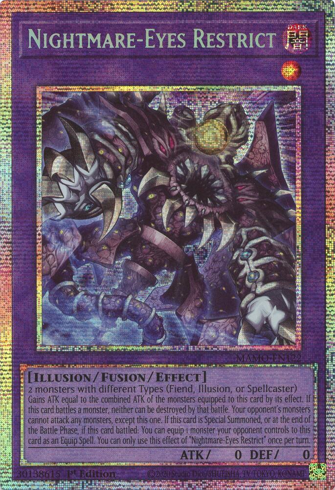 Nightmare-Eyes Restrict (Starlight Rare) (MAMO-EN122) [Magnificent Monsters]
