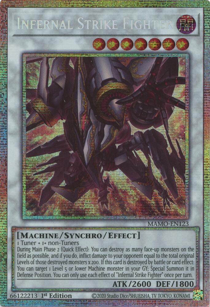 Infernal Strike Fighter (Starlight Rare) (MAMO-EN123) [Magnificent Monsters]