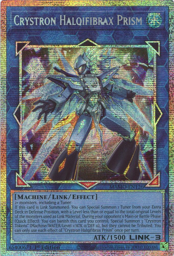 Crystron Halqifibrax Prism (Starlight Rare) (MAMO-EN126) [Magnificent Monsters]