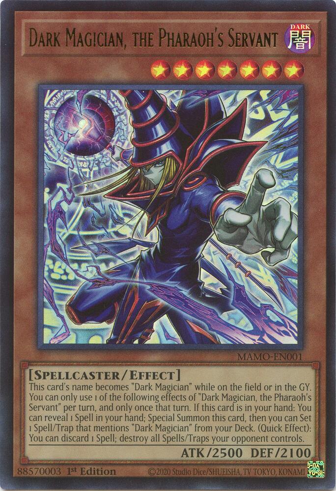 Dark Magician, the Pharaoh's Servant (MAMO-EN001) [Magnificent Monsters]