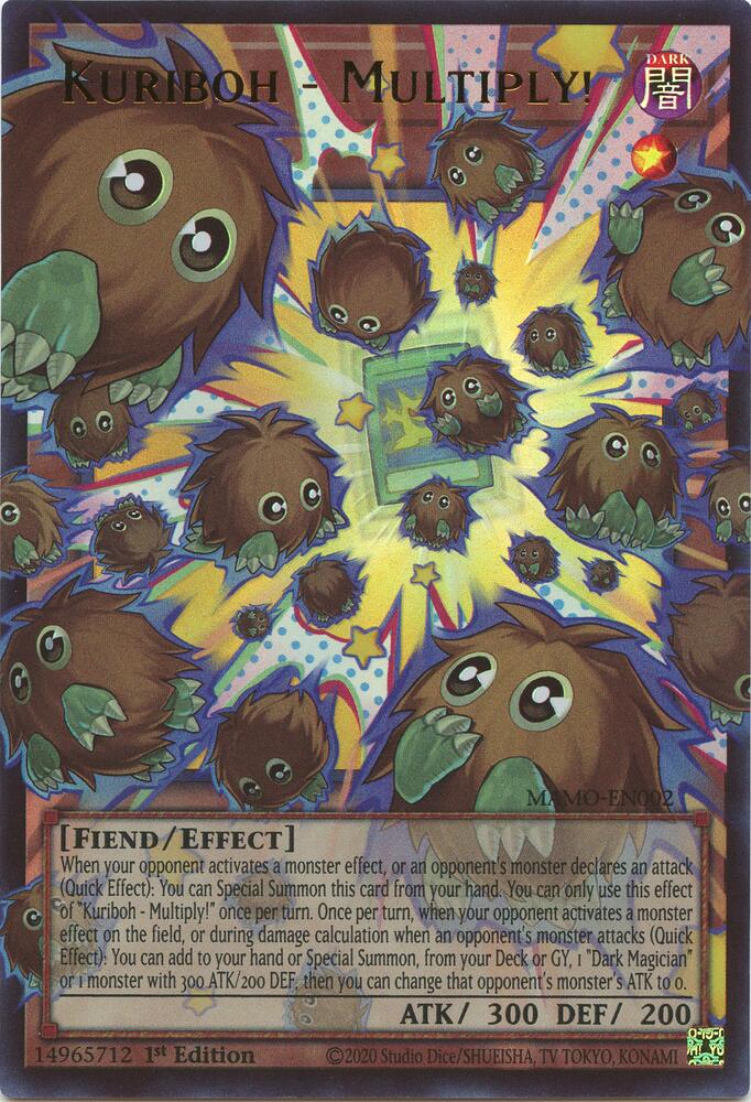 Kuriboh - Multiply! (Extended Art) (MAMO-EN002) [Magnificent Monsters]