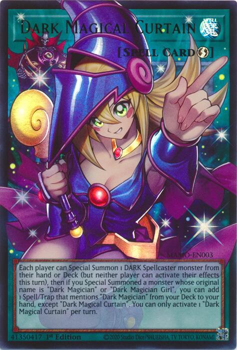 Dark Magical Curtain (Extended Art) (MAMO-EN003) [Magnificent Monsters]