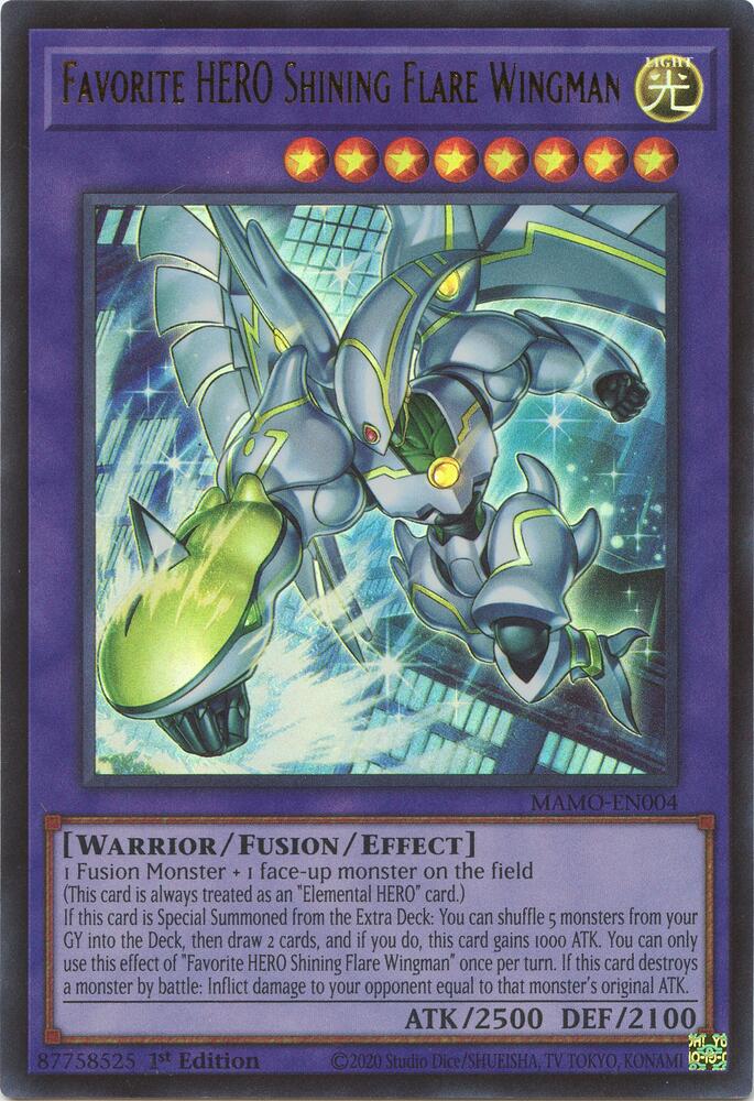 Favorite HERO Shining Flare Wingman (MAMO-EN004) [Magnificent Monsters]