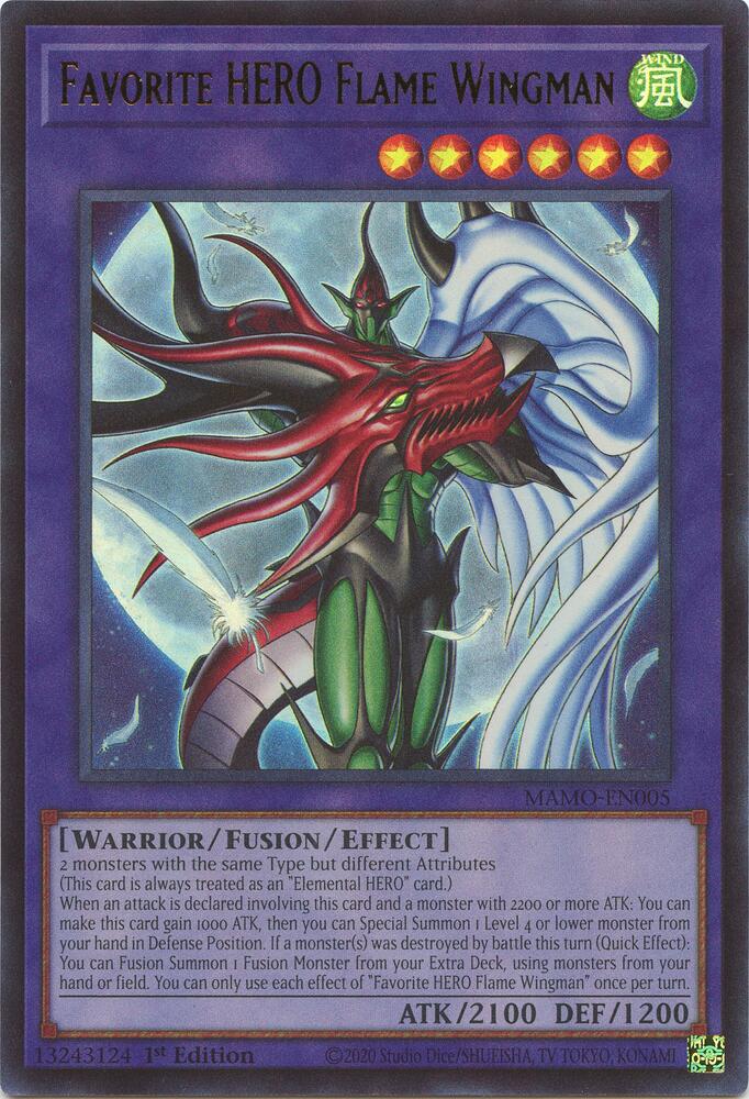 Favorite HERO Flame Wingman (MAMO-EN005) [Magnificent Monsters]