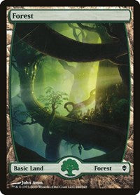 Forest (246) - Full Art (246) [Zendikar]