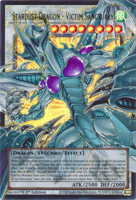 Stardust Dragon - Victim Sanctuary (Extended Art) (MAMO-EN007) [Magnificent Monsters]