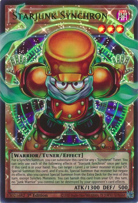 Starjunk Synchron (Extended Art) (MAMO-EN008) [Magnificent Monsters]