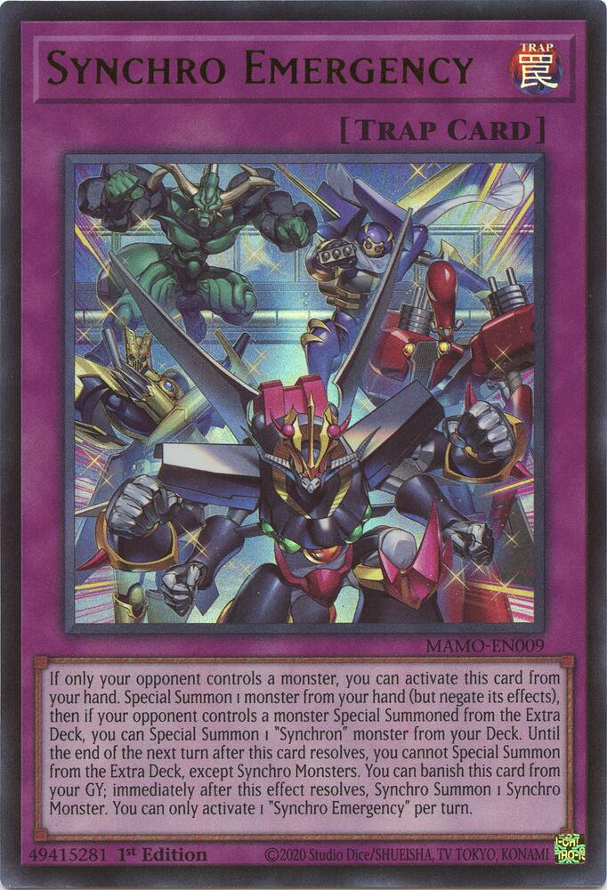 Synchro Emergency (MAMO-EN009) [Magnificent Monsters]