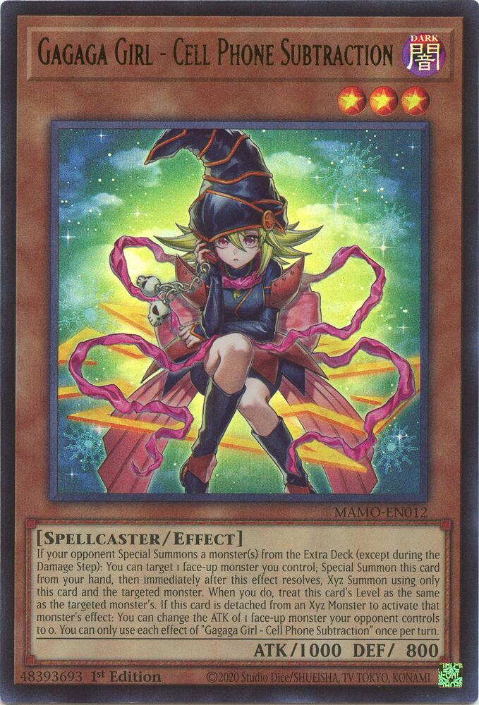Gagaga Girl - Cell Phone Subtraction (MAMO-EN012) [Magnificent Monsters]