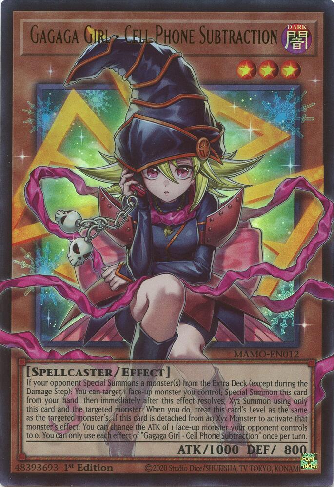 Gagaga Girl - Cell Phone Subtraction (Extended Art) (MAMO-EN012) [Magnificent Monsters]