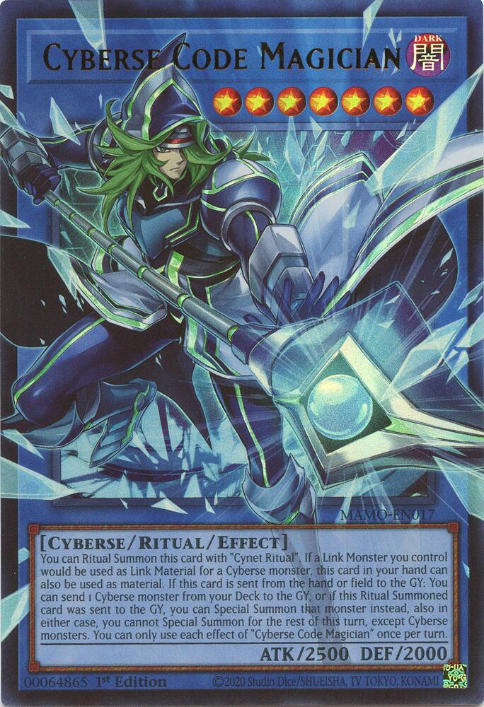 Cyberse Code Magician (Extended Art) (MAMO-EN017) [Magnificent Monsters]