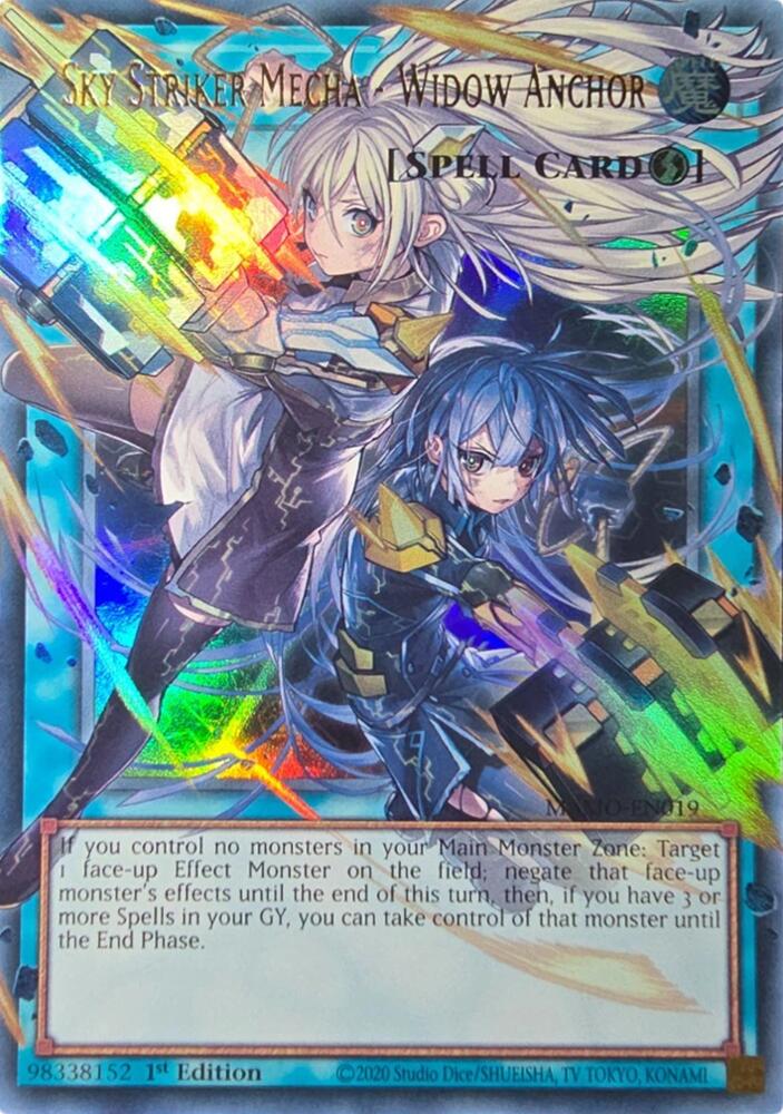 Sky Striker Mecha - Widow Anchor (Extended Art) (MAMO-EN019) [Magnificent Monsters]