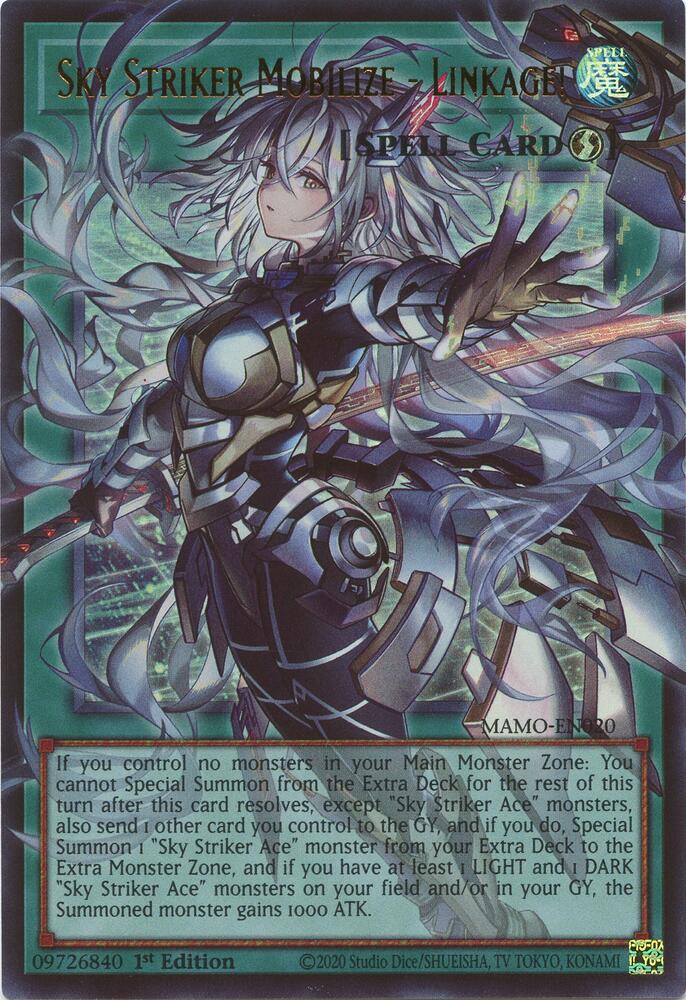 Sky Striker Mobilize - Linkage! (Extended Art) (MAMO-EN020) [Magnificent Monsters]