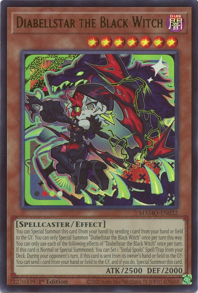 Diabellstar the Black Witch (MAMO-EN032) [Magnificent Monsters]
