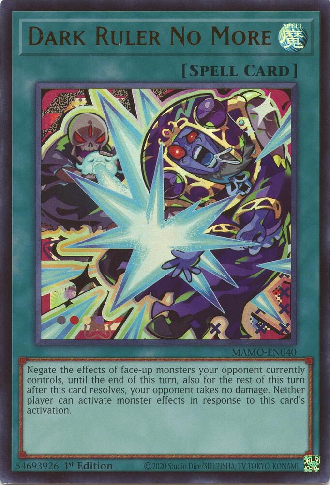Dark Ruler No More (MAMO-EN040) [Magnificent Monsters]
