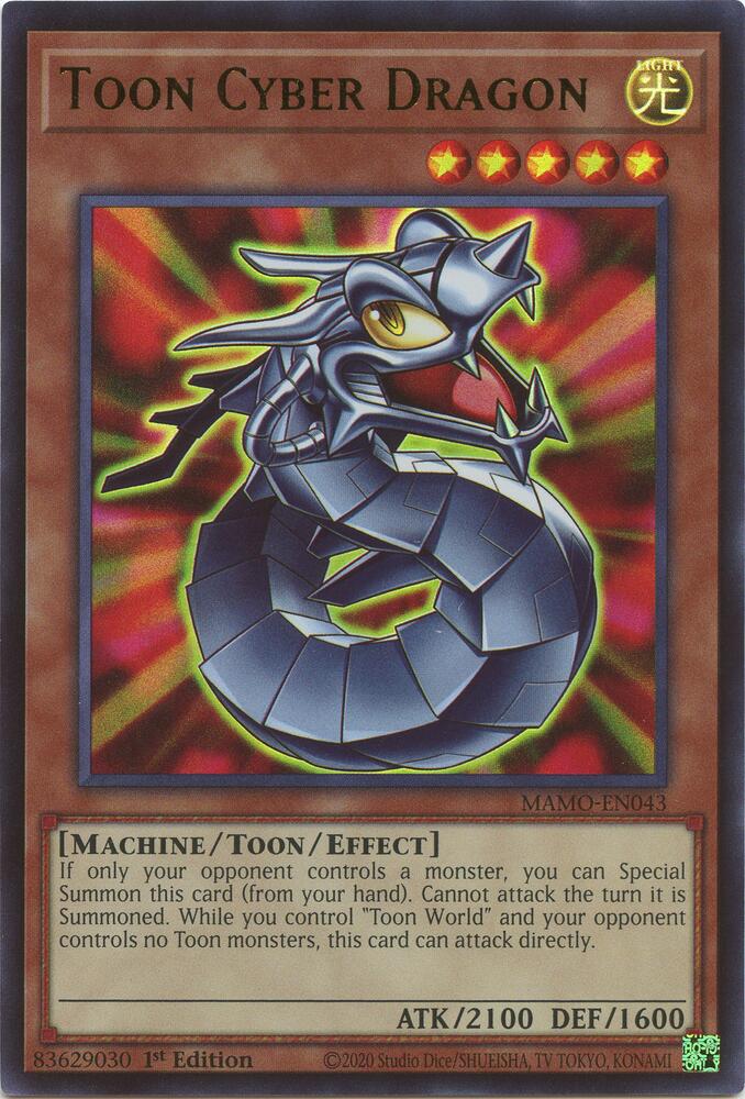Toon Cyber Dragon (MAMO-EN043) [Magnificent Monsters]