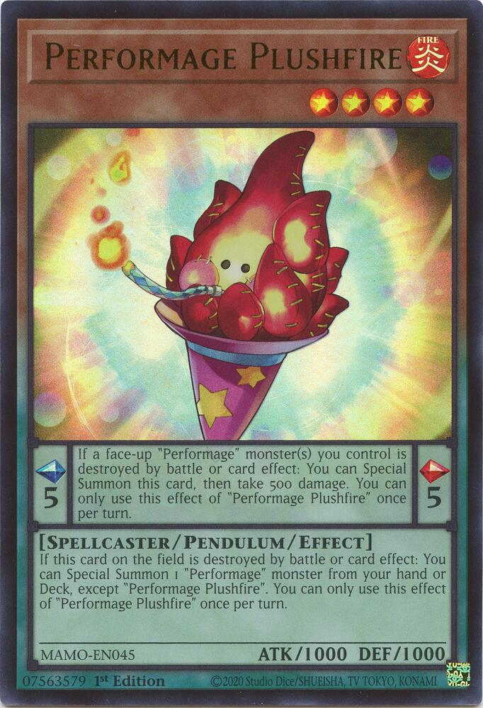 Performage Plushfire (MAMO-EN045) [Magnificent Monsters]
