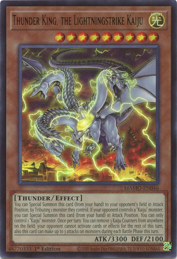 Thunder King, the Lightningstrike Kaiju (MAMO-EN046) [Magnificent Monsters]