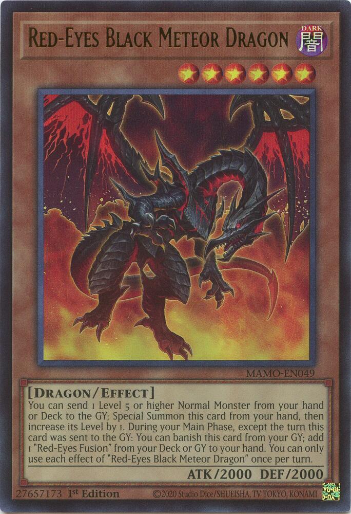 Red-Eyes Black Meteor Dragon (MAMO-EN049) [Magnificent Monsters]
