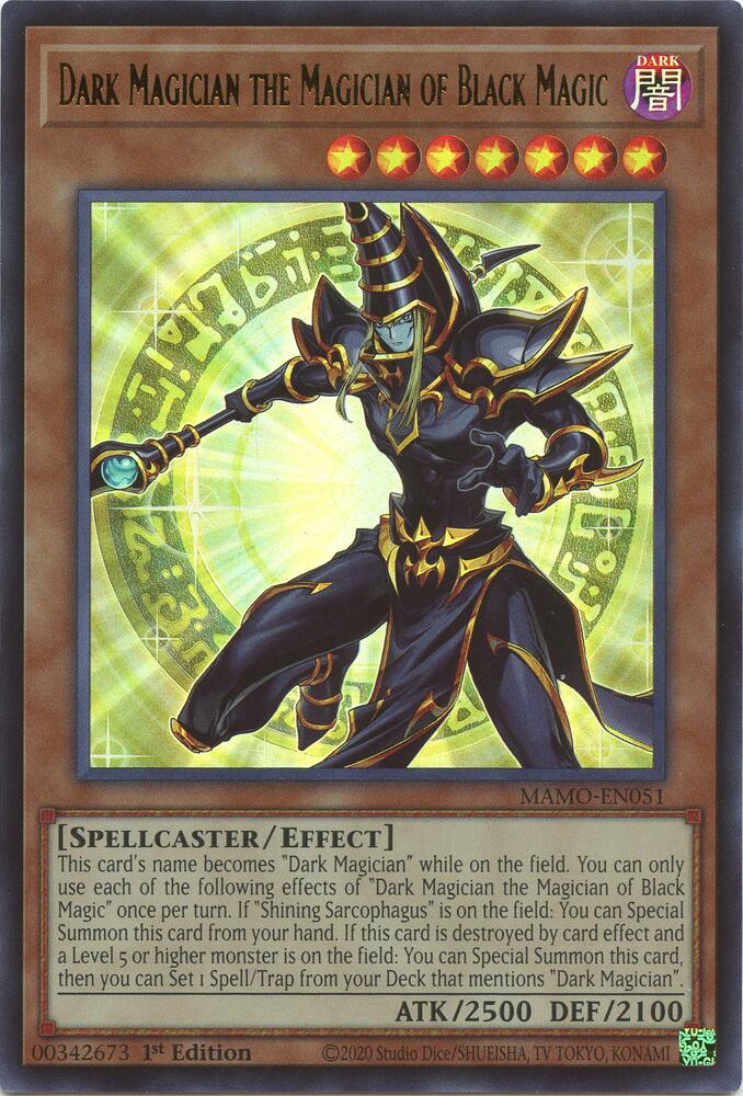 Dark Magician the Magician of Black Magic (MAMO-EN051) [Magnificent Monsters]
