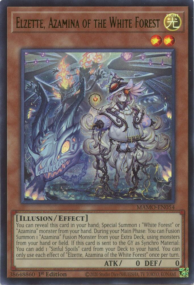 Elzette, Azamina of the White Forest (MAMO-EN054) [Magnificent Monsters]
