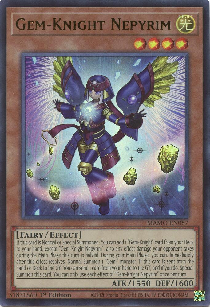 Gem-Knight Nepyrim (MAMO-EN057) [Magnificent Monsters]