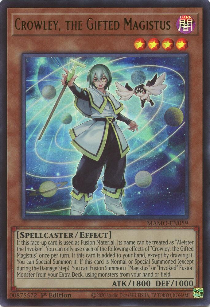 Crowley, the Gifted Magistus (MAMO-EN059) [Magnificent Monsters]
