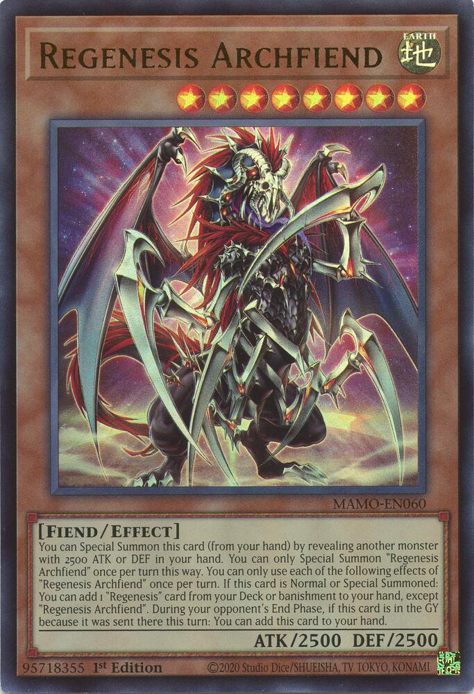 Regenesis Archfiend (MAMO-EN060) [Magnificent Monsters]