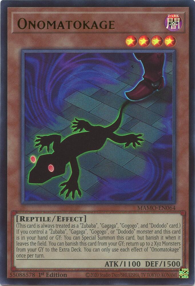Onomatokage (MAMO-EN064) [Magnificent Monsters]