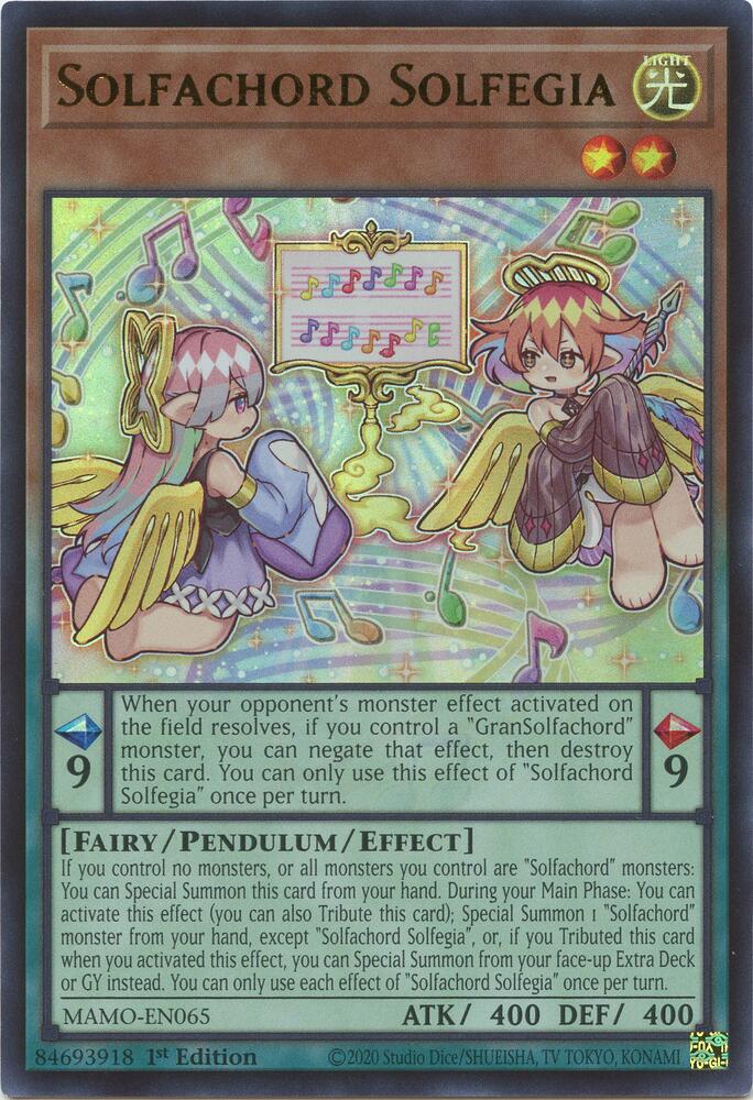 Solfachord Solfegia (MAMO-EN065) [Magnificent Monsters]