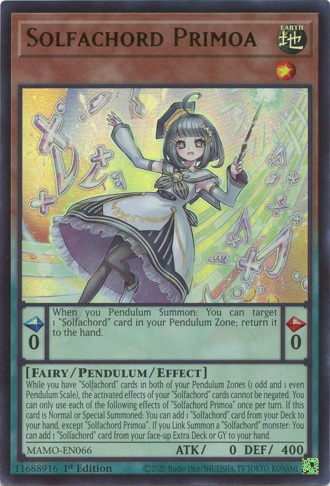 Solfachord Primoa (MAMO-EN066) [Magnificent Monsters]
