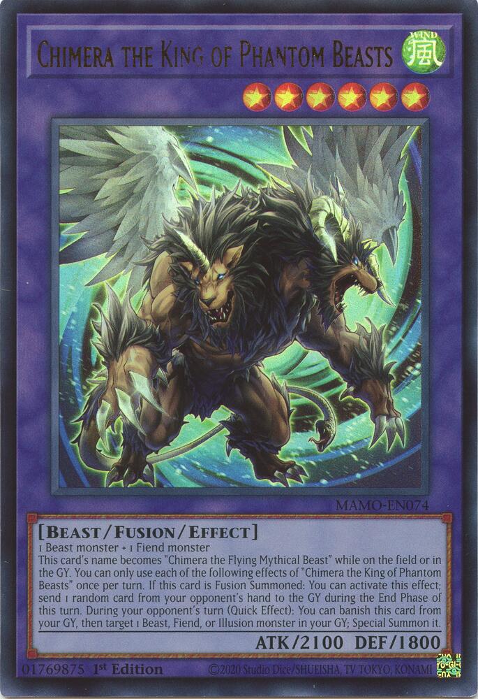 Chimera the King of Phantom Beasts (MAMO-EN074) [Magnificent Monsters]