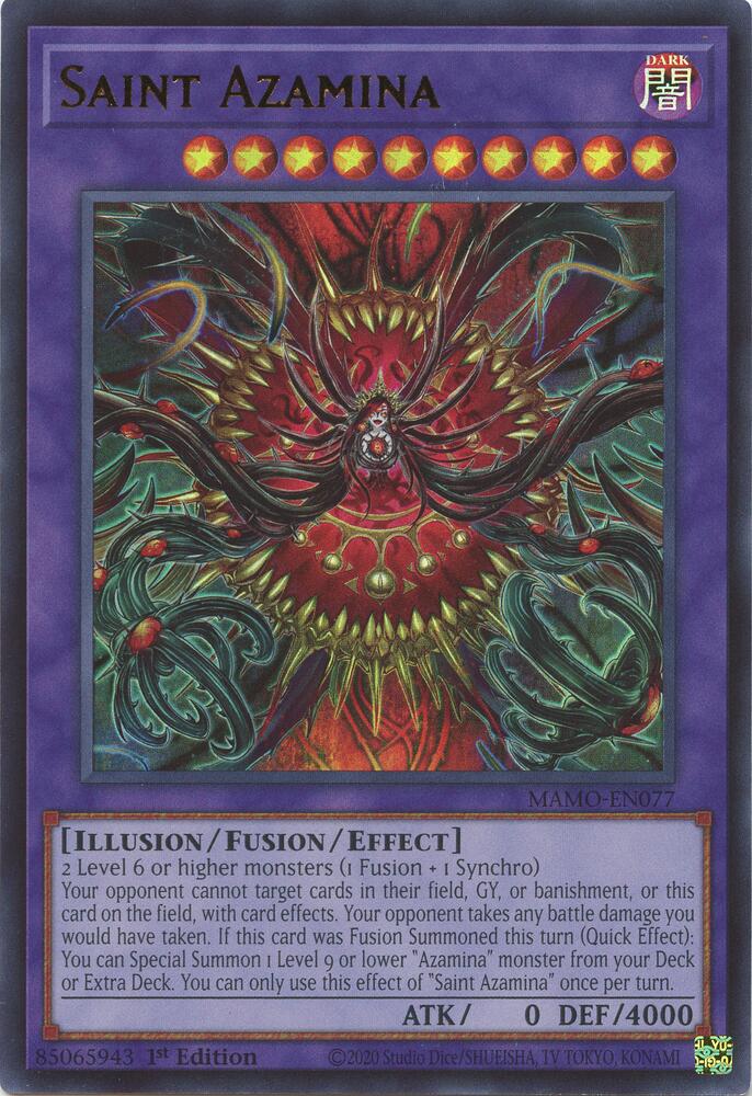 Saint Azamina (MAMO-EN077) [Magnificent Monsters]