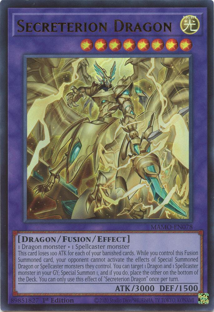 Secreterion Dragon (MAMO-EN078) [Magnificent Monsters]