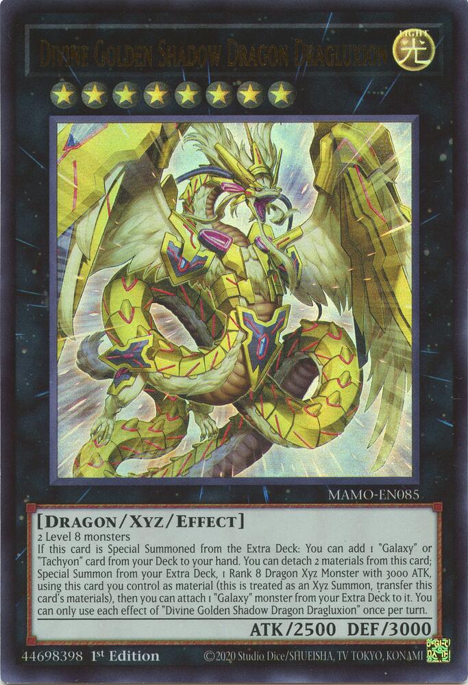 Divine Golden Shadow Dragon Dragluxion (MAMO-EN085) [Magnificent Monsters]