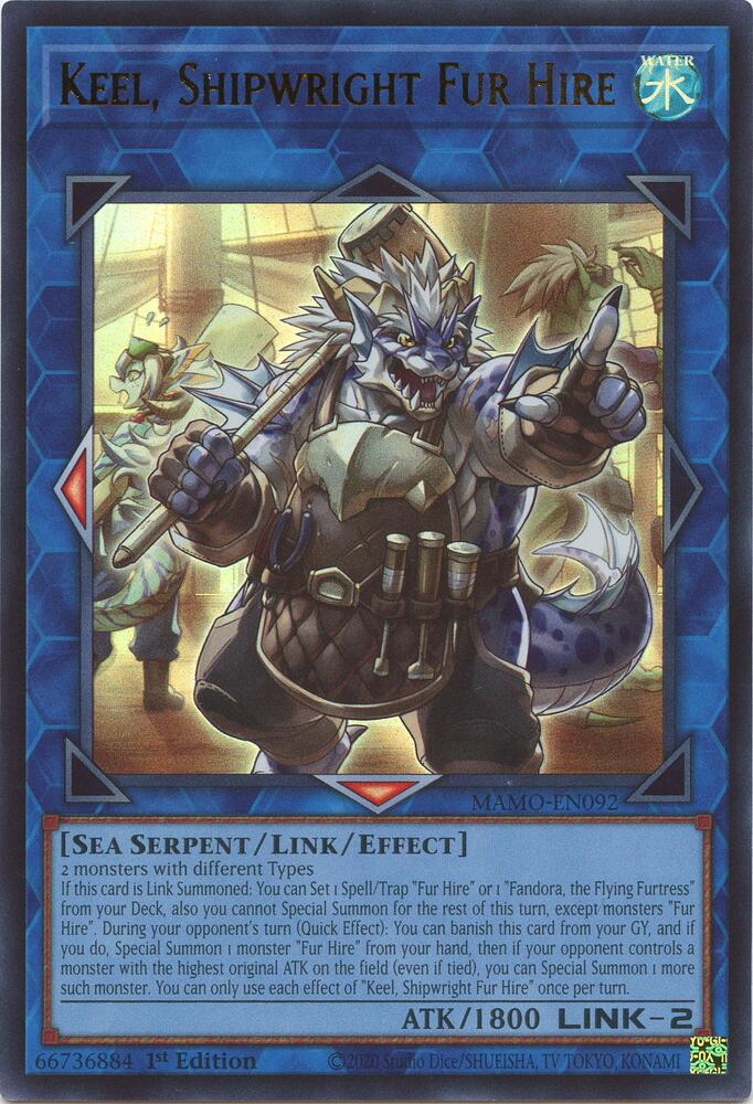 Keel, Shipwright Fur Hire (MAMO-EN092) [Magnificent Monsters]