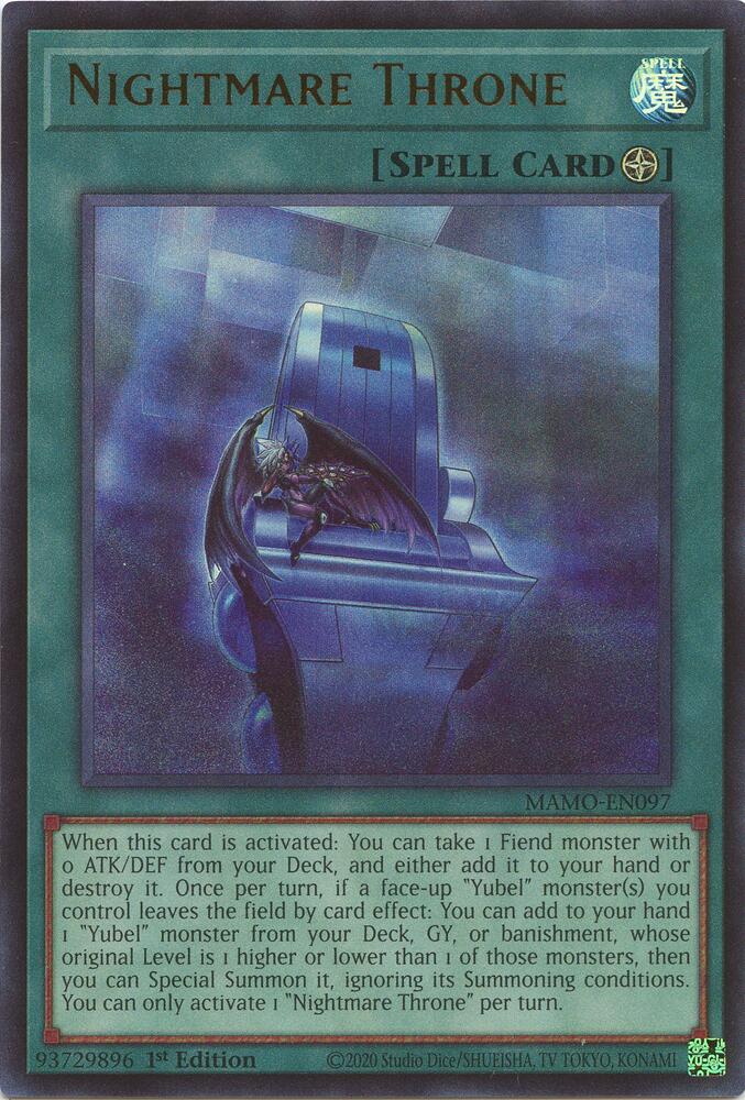 Nightmare Throne (MAMO-EN097) [Magnificent Monsters]