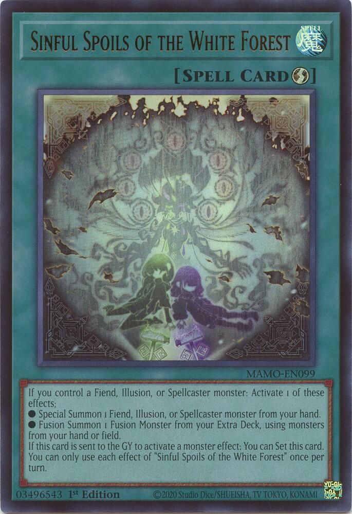 Sinful Spoils of the White Forest (MAMO-EN099) [Magnificent Monsters]