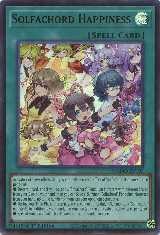 Solfachord Happiness (MAMO-EN103) [Magnificent Monsters]