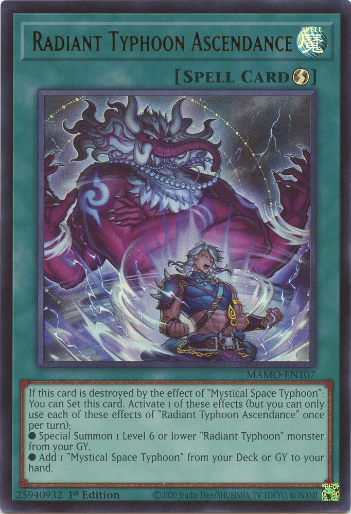 Radiant Typhoon Ascendance (MAMO-EN107) [Magnificent Monsters]