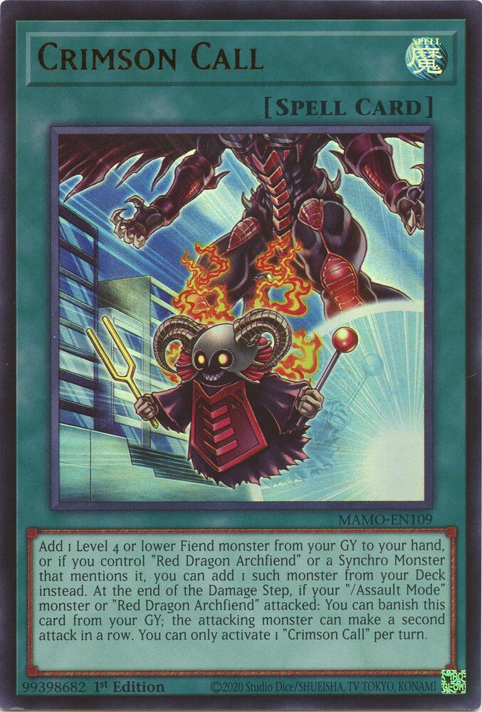 Crimson Call (MAMO-EN109) [Magnificent Monsters]