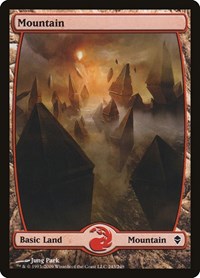 Mountain (243) - Full Art (243) [Zendikar]