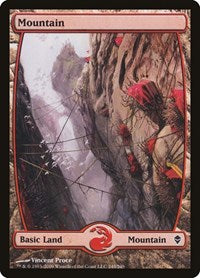 Mountain (245) - Full Art (245) [Zendikar]