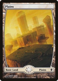 Plains (230) - Full Art (230) [Zendikar]