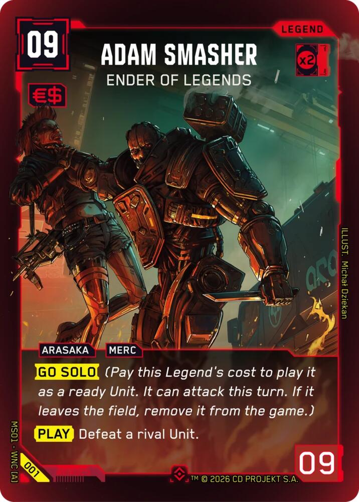 Adam Smasher - Ender of Legends (Epic) (001) [Welcome to Night City - Retail]