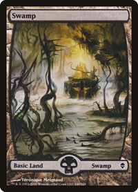 Swamp (240) - Full Art (240) [Zendikar]