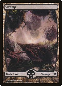 Swamp (241) - Full Art (241) [Zendikar]