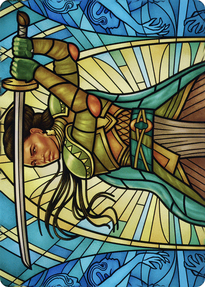 Shanna, Purifying Blade // Shanna, Purifying Blade (ADMU-077) - Dominaria United Art Series (Borderless)